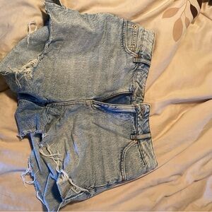 Garage Distressed Jean Shorts
